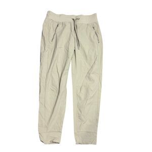 Athleta Women's‎ Size 8 Tan Trekkie Mid Rise Legacy Jogger Pants W/ Pockets